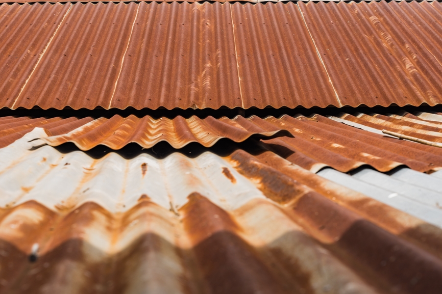 Restored aluminum roof