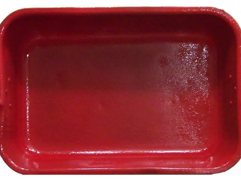 Tub painted with Rust Preventer